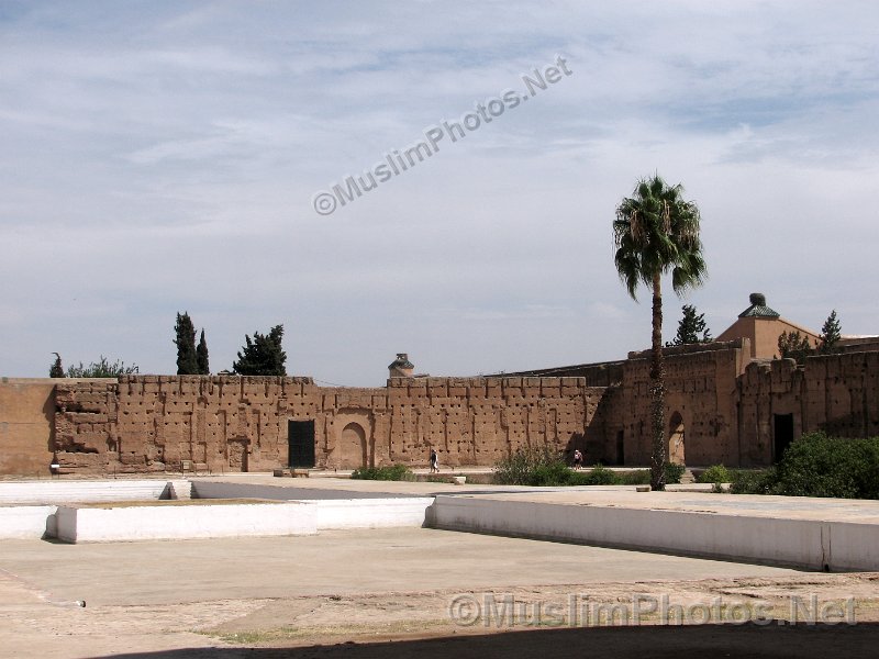 Overview picture of the Badi palace